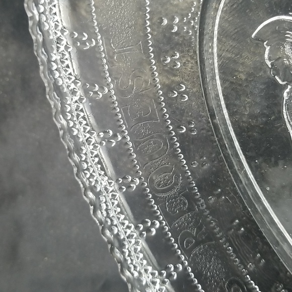 EAPG Adams & Co. Loves Request Is Pickles Roman Medallion Dish - Picture 8 of 17